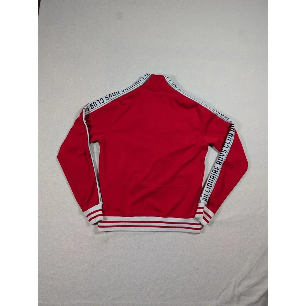 Billionaires Boys Club Red The Mickey Track Jacket Mens Size L Streetwear Y2K